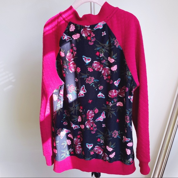 🖤3/$25 Wonder Nation Bomber Floral Jacket & tee - Picture 5 of 5